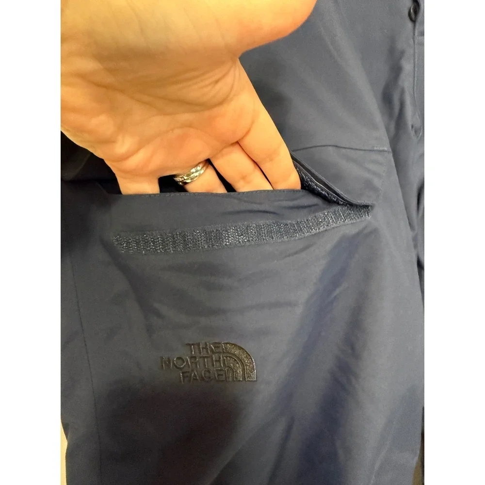 The North Face Seymour Snow Pants Men's Large Short Insulated Waterproof Navy‎